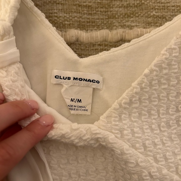Club Monaco one Shoulder blouse with bow - Picture 3 of 6